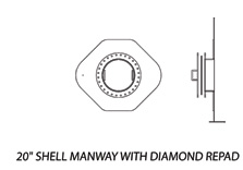 20'ShellManway Diamond Repa