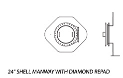 24'ShellManway Diamond Repa
