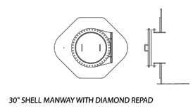30'ShellManway Diamond Repa